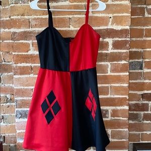 DC Harley Quinn mini dress size Md